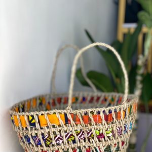 Sac en paille de plage