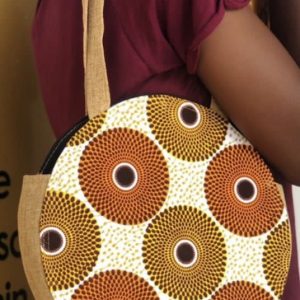 Bandoulière en rafia-wax Mini