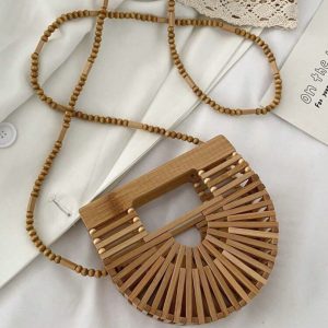 Mini Sac en bambou ajouré