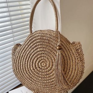 Sac en rotin tissé